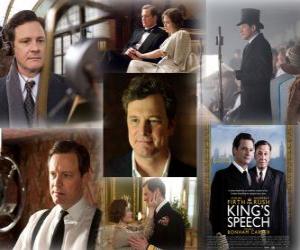 пазл Колин Ферт номинирован на Оскар в 2011 году как лучший актер за Король говорит!